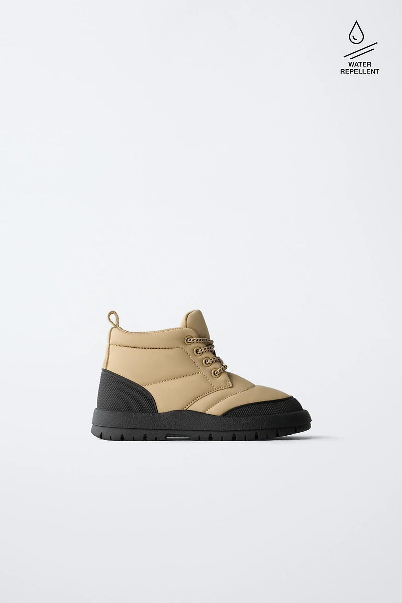 WATER REPELLENT QUILTED BOOTS