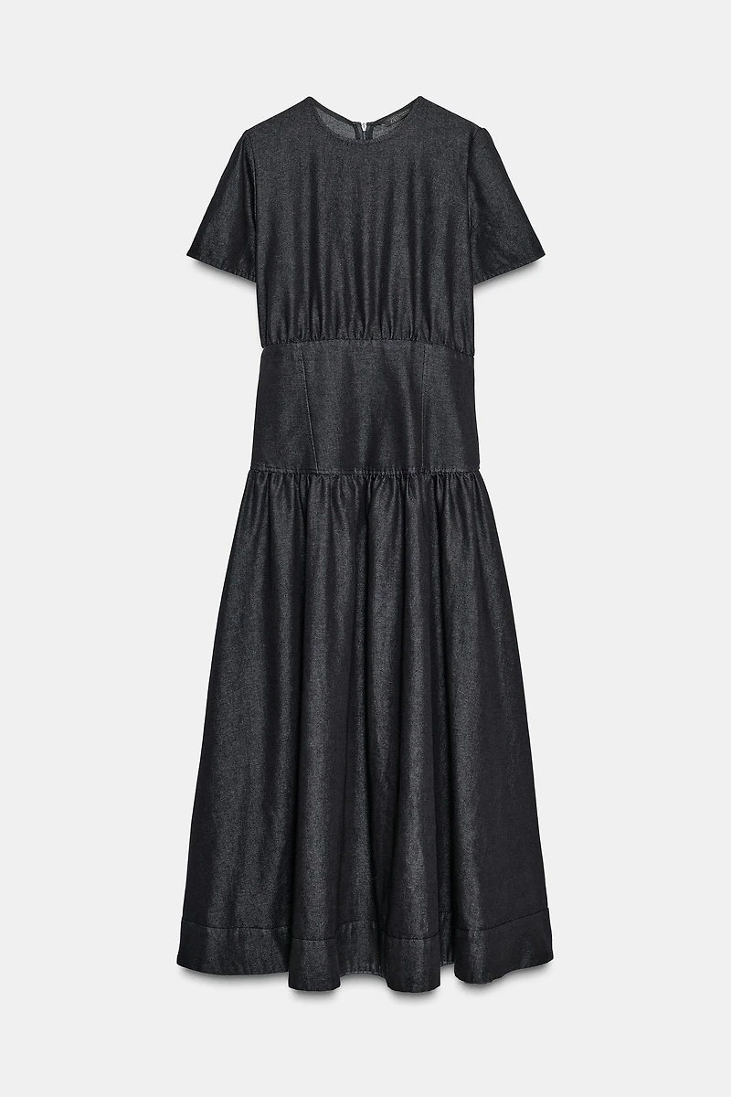 ZW COLLECTION DENIM MIDI DRESS
