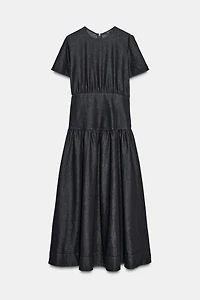 ZW COLLECTION DENIM MIDI DRESS