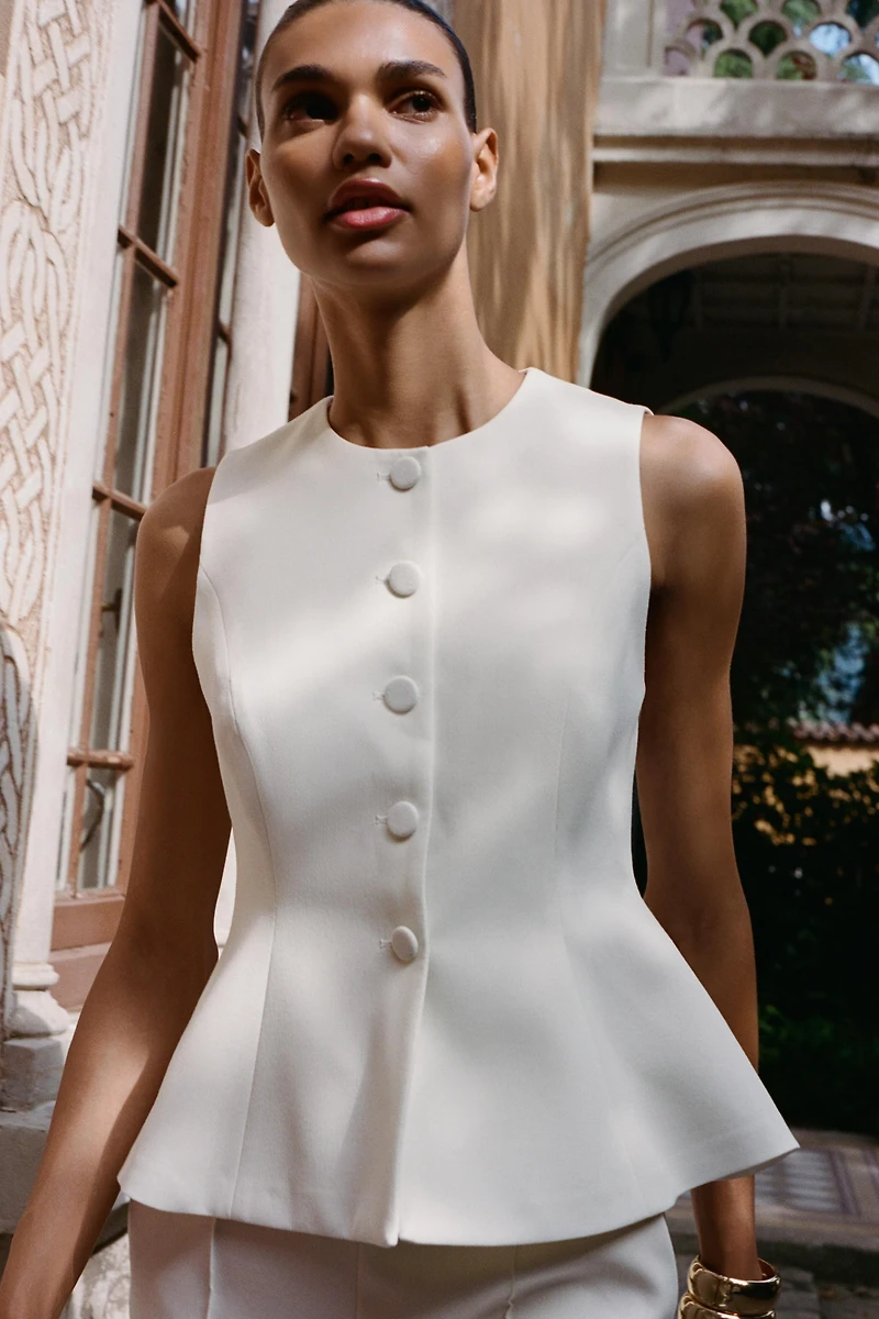 GILET PÉPLUM