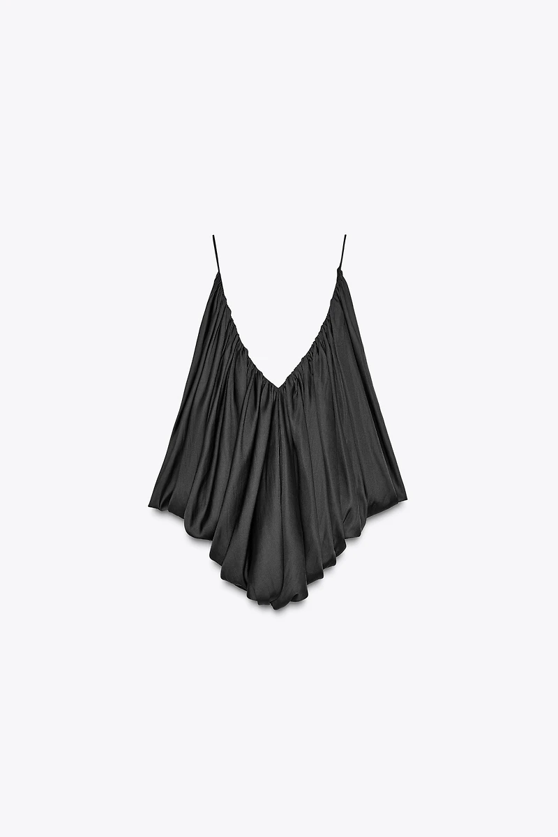 TOP DRAPÉ SATINÉ ZW COLLECTION