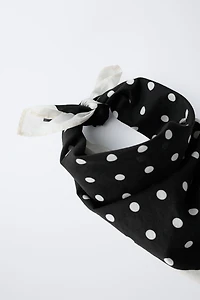 SQUARE POLKA DOT BANDANA