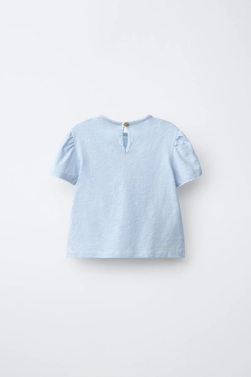 T-SHIRT BRODÉ À FLEURS