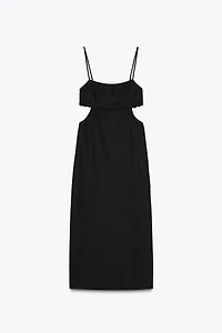 CUT OUT EMBROIDERED DRESS