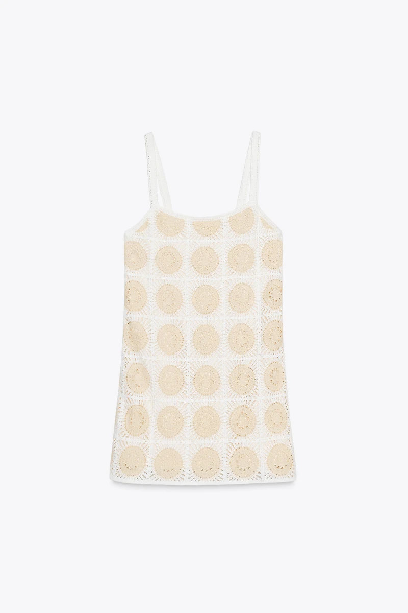 CROCHET SHORT DRESS