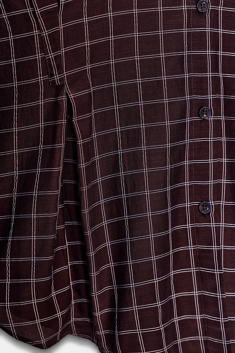 CHEMISE OVERSIZE À CARREAUX