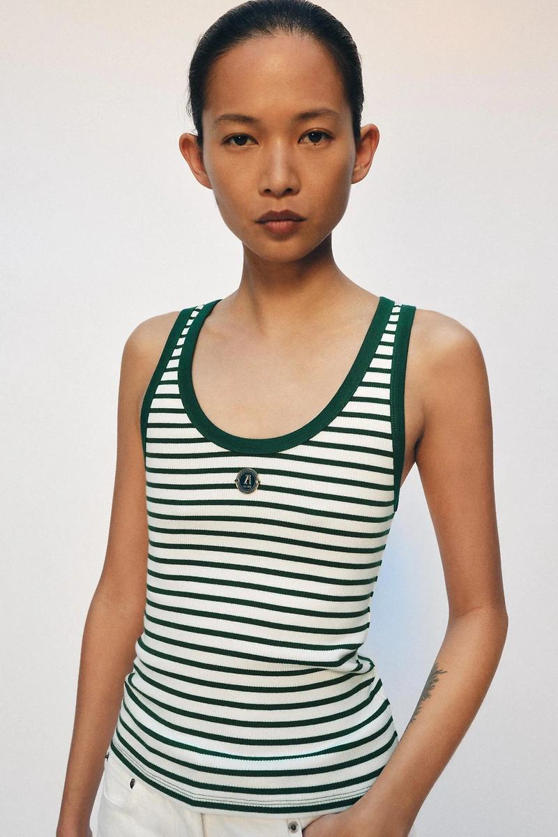 ZA STRIPED TOP