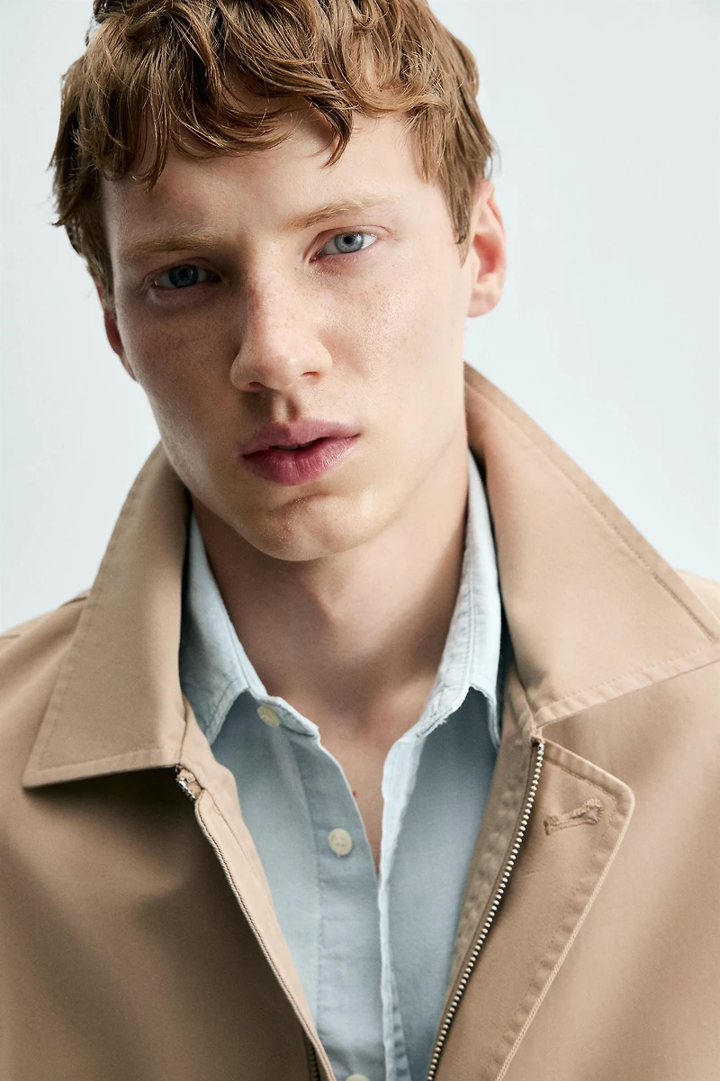 REGULAR FIT COTTON JACKET
