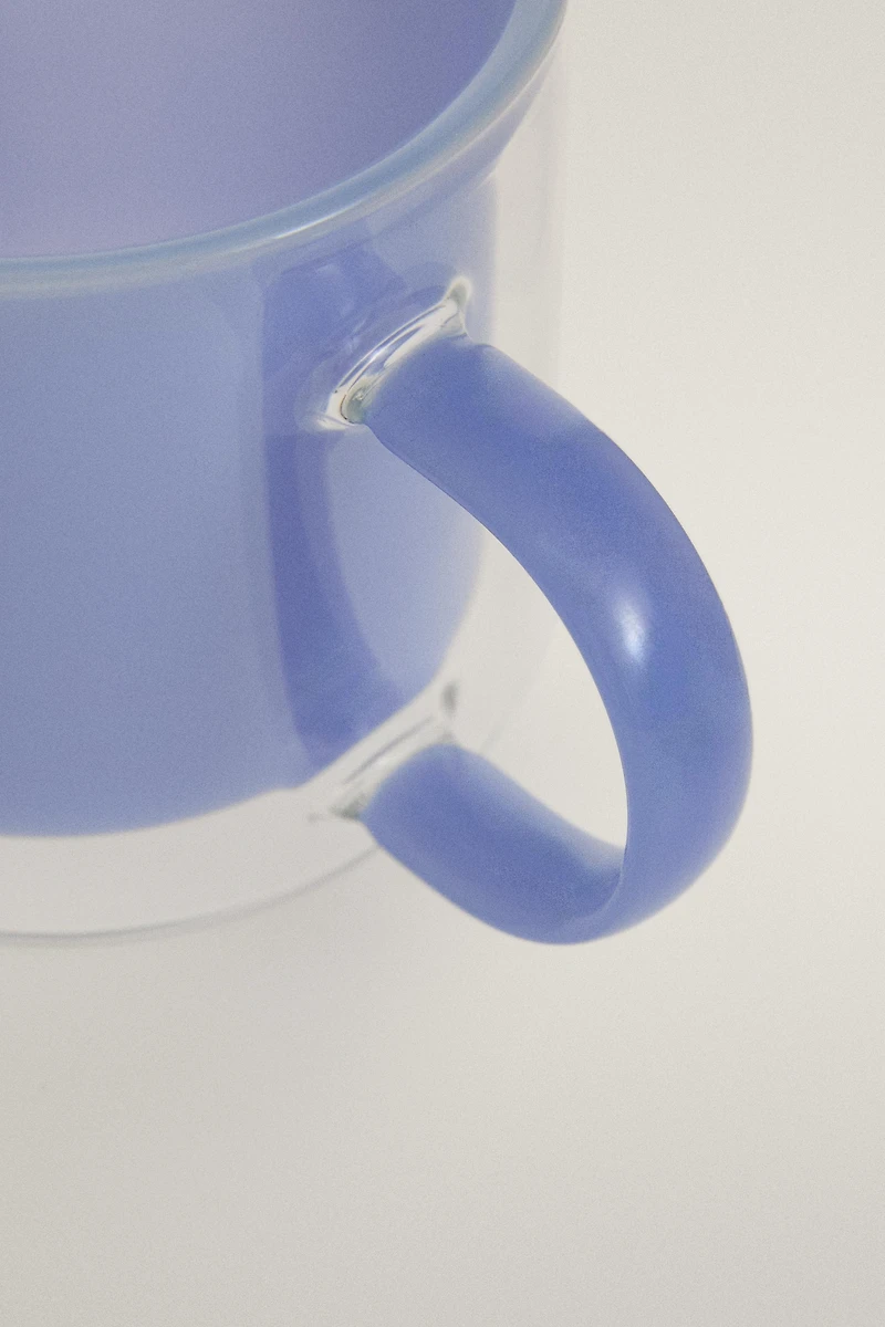 DOUBLE-WALLED BOROSILICATE GLASS MUG