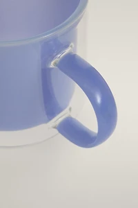 DOUBLE-WALLED BOROSILICATE GLASS MUG
