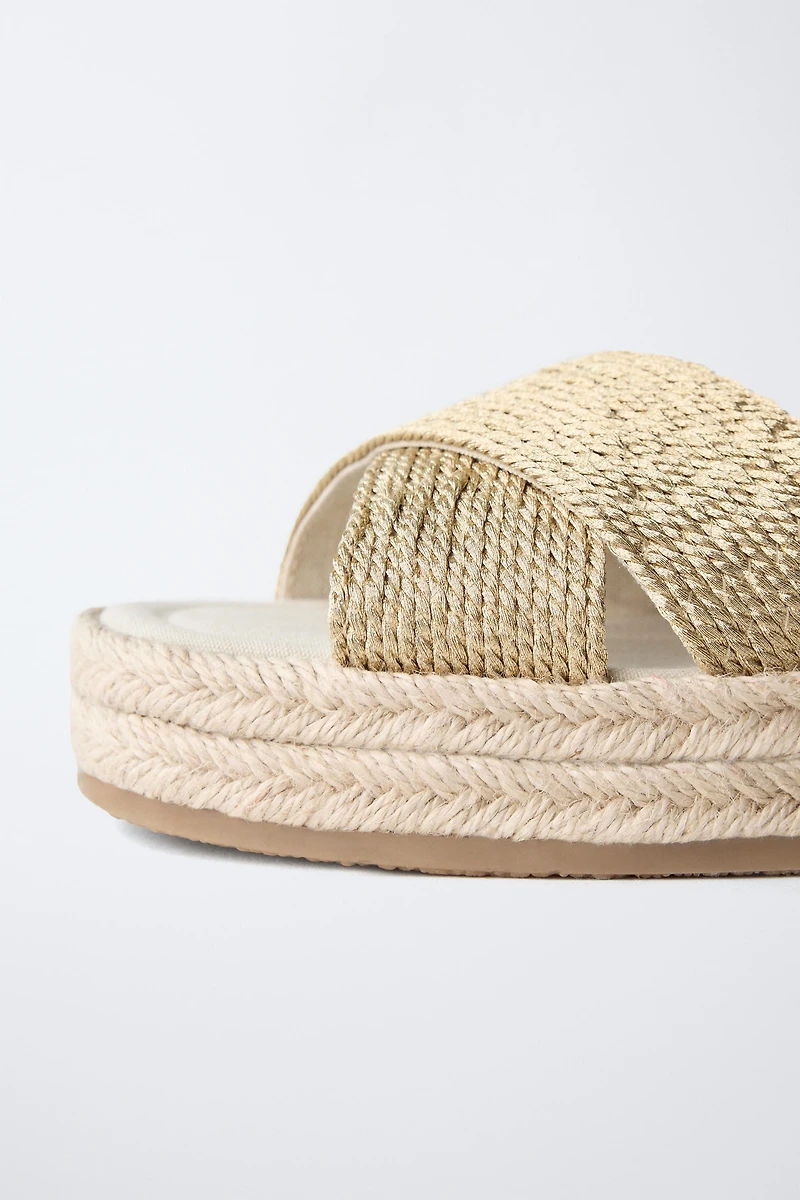BRAIDED BODY SANDALS