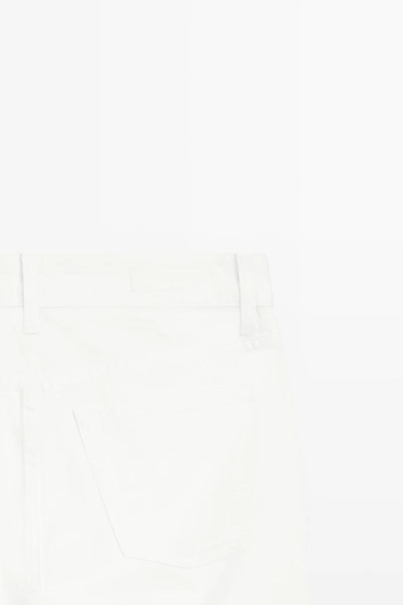 Low-rise straight-leg jeans
