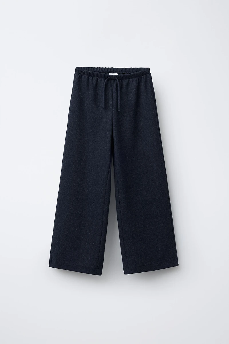PANTALON WIDE LEG JACQUARD
