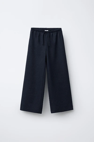 PANTALON WIDE LEG JACQUARD