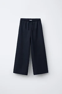 PANTALON WIDE LEG JACQUARD