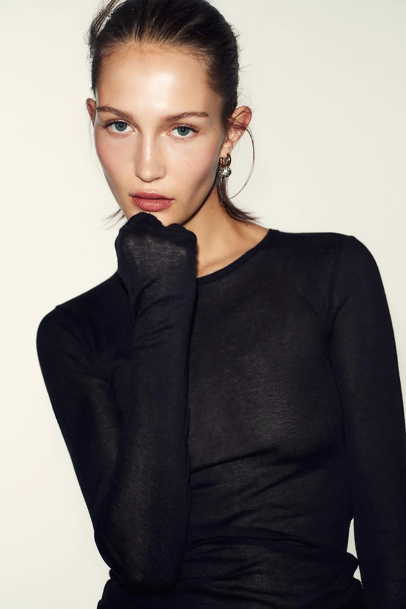 SPARKLY BALL HOOP EARRINGS