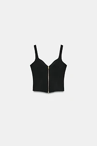 TOP STYLE CORSET À ZIP