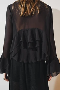 ZW COLLECTION RUFFLED SHIRT