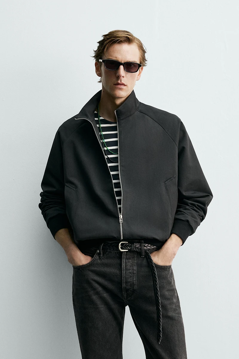 REGULAR FIT COTTON-WOOL JACKET AARON LEVINE X ZARA