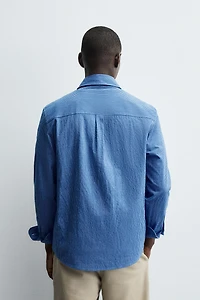 STRIPED WASHED SHIRT