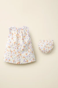 FLORAL DRESS AND BLOOMERS CREATED BY CARAMEL LONDON X ZARA