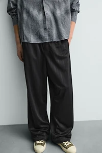 STRIPED JACQUARD JOGGER PANTS