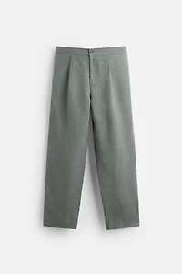 100% LINEN SUIT PANTS