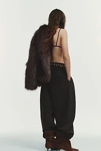 PANTALON BALLOON À PLIS