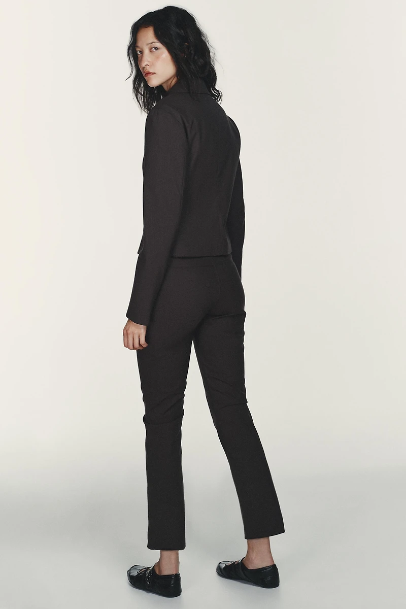 PANTALON FLARE À POCHES