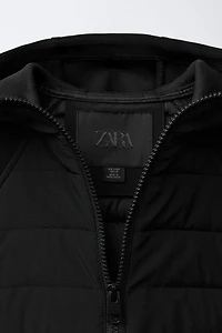 VESTE ULTRALÉGÈRE COMBINÉE EFFET NÉOPRÈNE