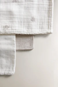 CHILDREN'S MINI ELEPHANT TOWEL (SET OF 3)
