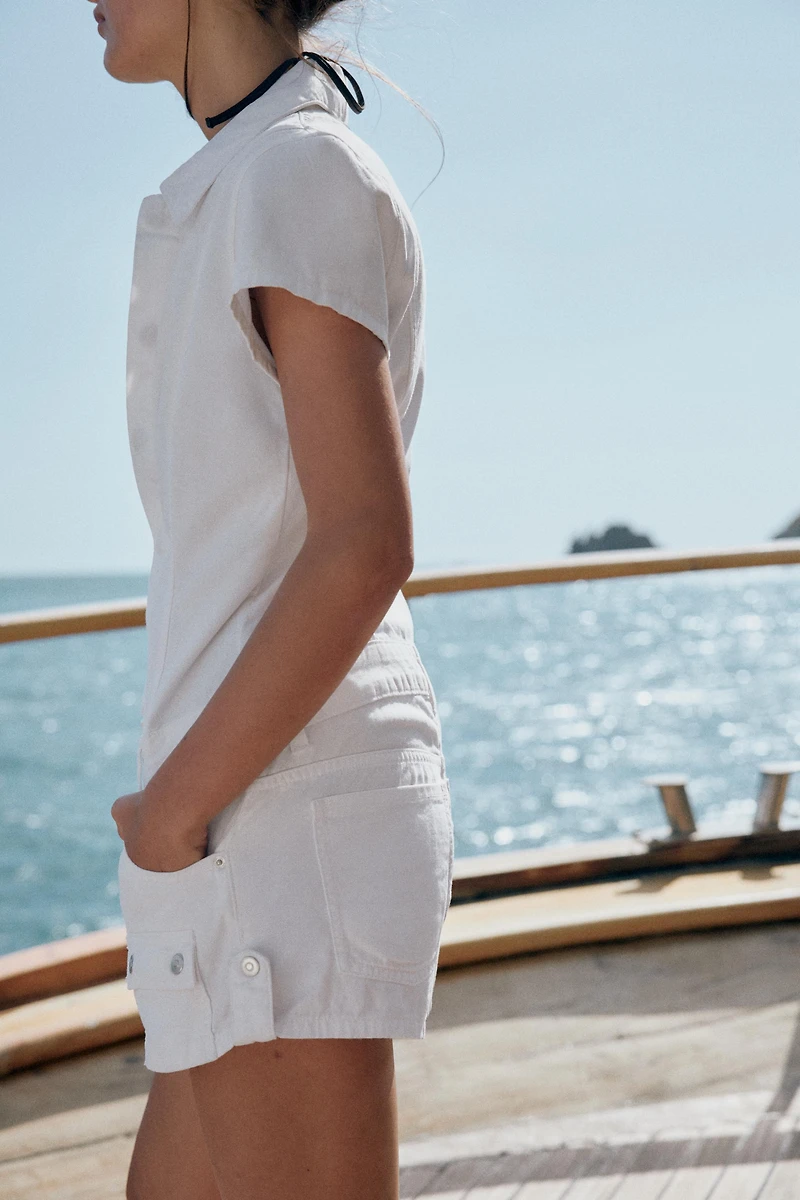 SHORT JUMPSUIT WITH POCKETS