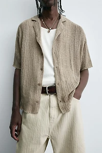 CHEMISE EN MAILLE STRUCTURÉE