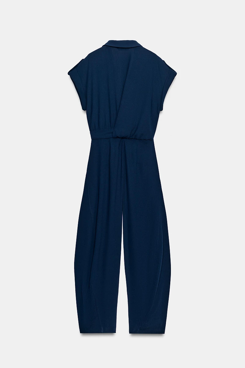LONG BELTED JUMPSUIT