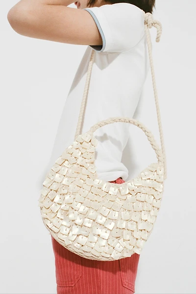 APPLIQUÉ CROSSBODY BAG