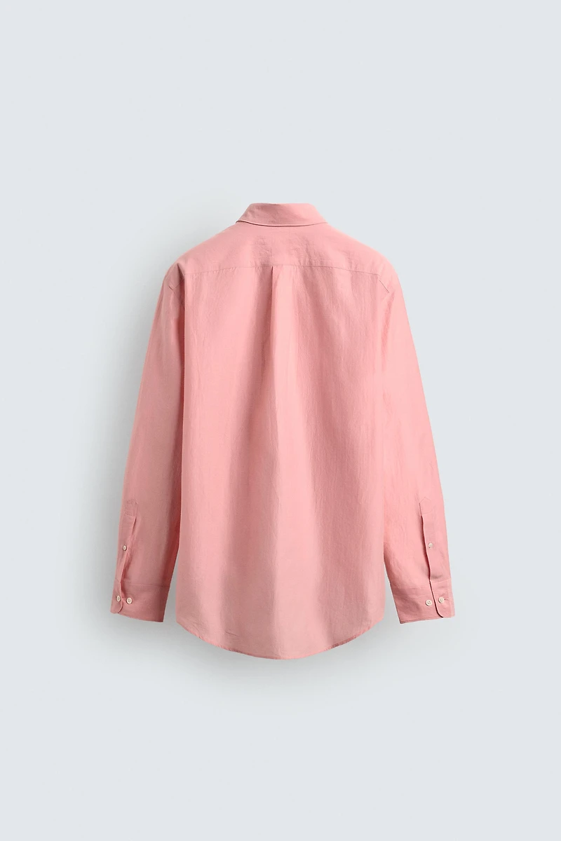 REGULAR FIT FLOWY SHIRT WITH POCKETS AARON LEVINE X ZARA