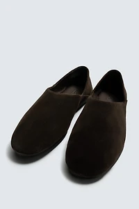 LEATHER SHOES WITH VIBRAM® SOLE AARON LEVINE X ZARA