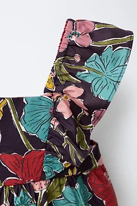 FLORAL PRINT TOP MADE WITH LIBERTY FABRIC