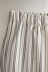 STRIPED COTTON TROUSERS