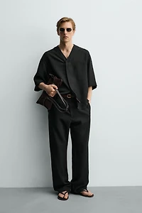 RELAXED FIT VISCOSE-HEMP PANTS