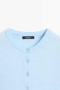 Cardigan manches courtes