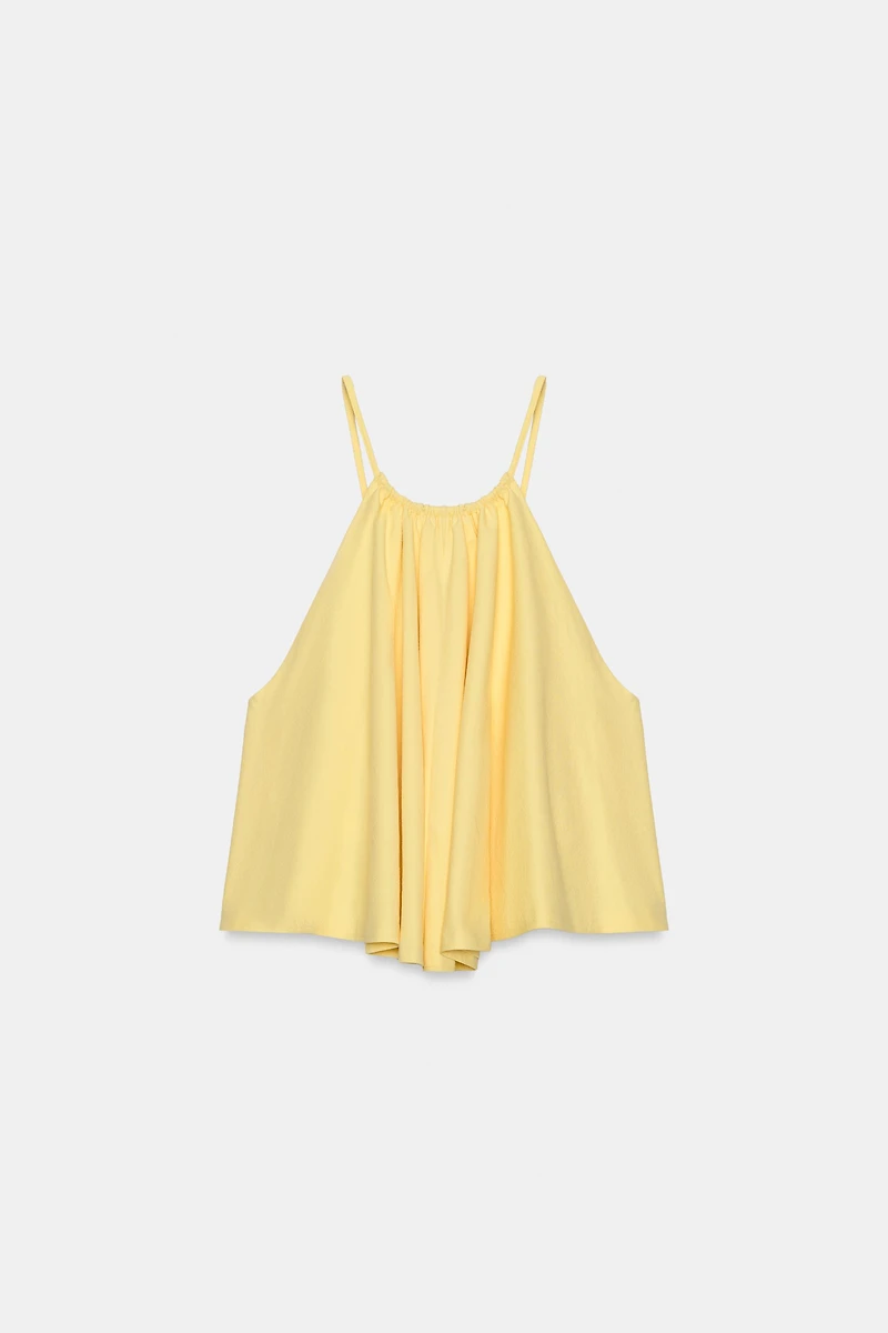 TOP HALTER EFFET VOLUME