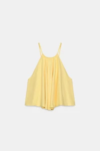TOP HALTER EFFET VOLUME