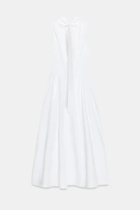 OPEN BACK MIDI DRESS