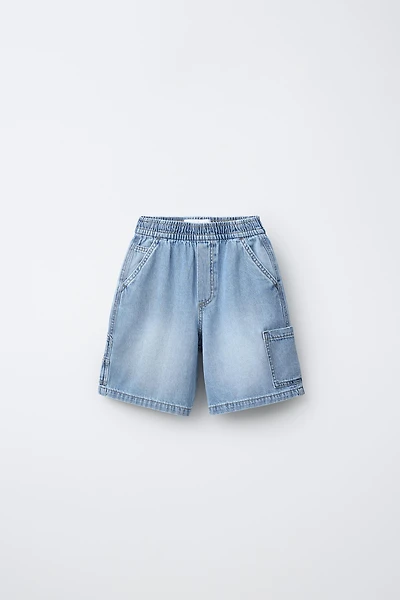 BAGGY CARPENTER DENIM SHORTS