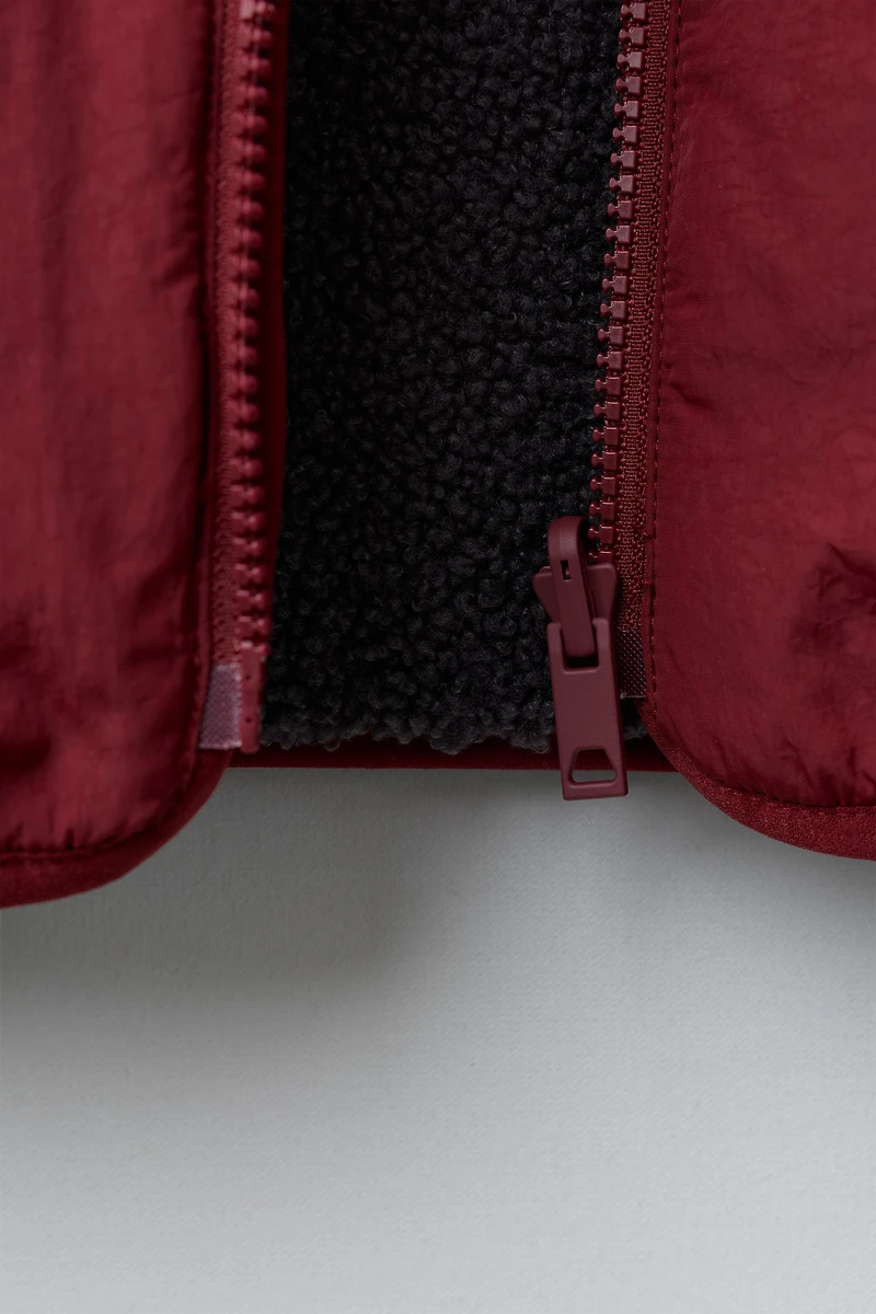 REVERSIBLE WATER REPELLENT FLEECE JACKET