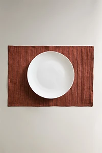 SET DE TABLE LIN RAYURES