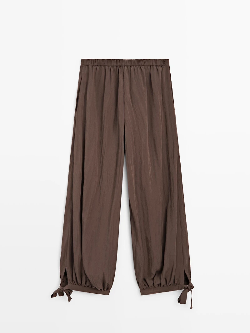 Pantalon fluide bouffant