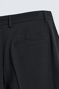 STRIPED SUIT PANTS