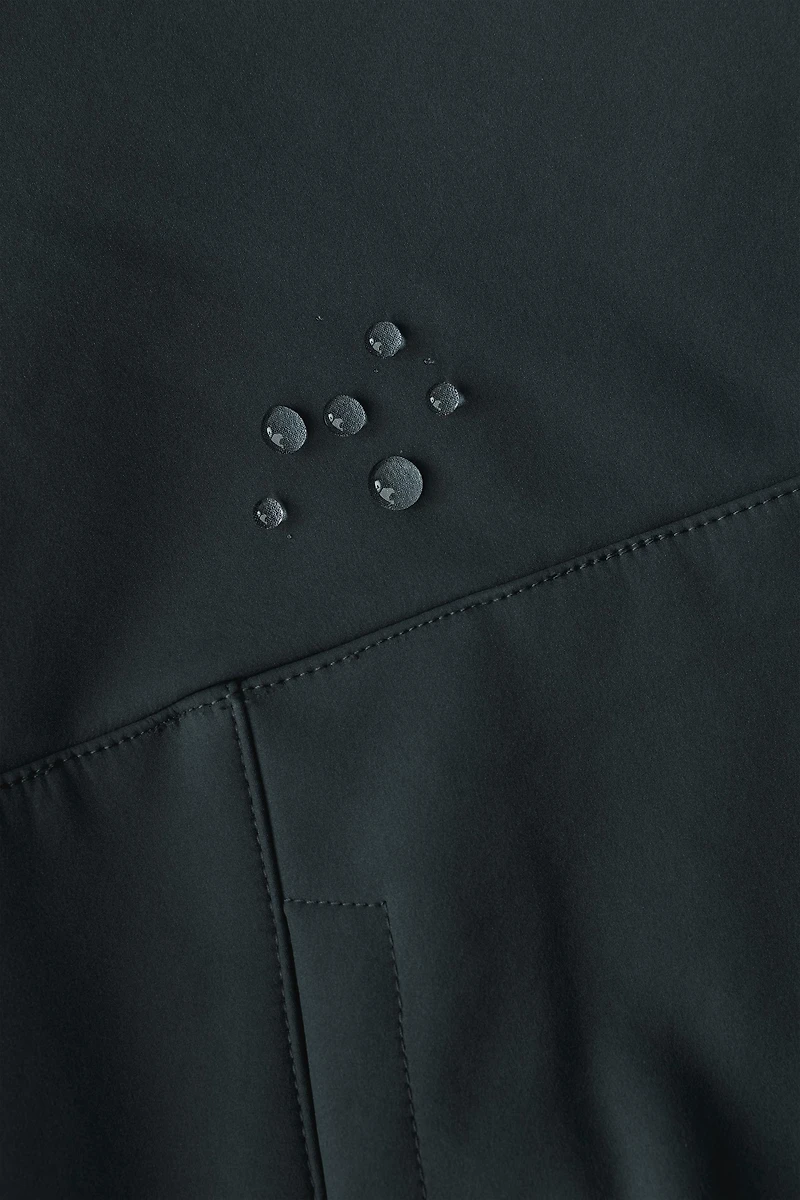 HOODED TECHNICAL JACKET